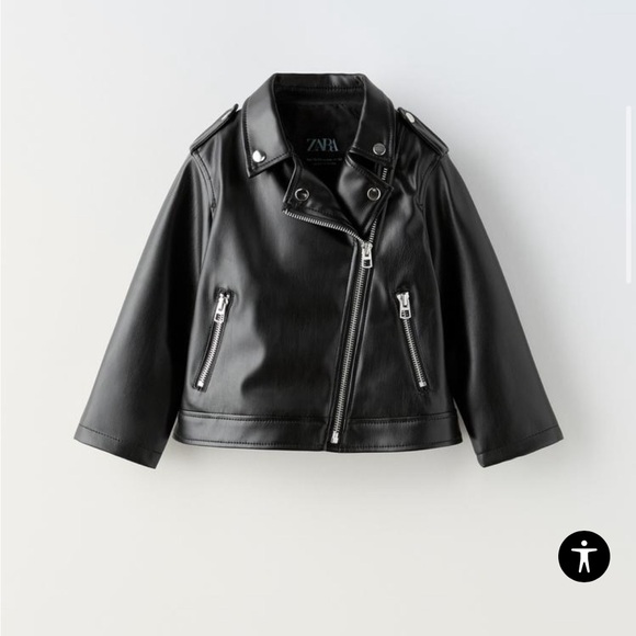 Zara Other - Girls Leather Jacket